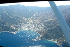 Flying to Catalina